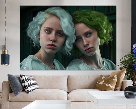 Example of the artwork in a room