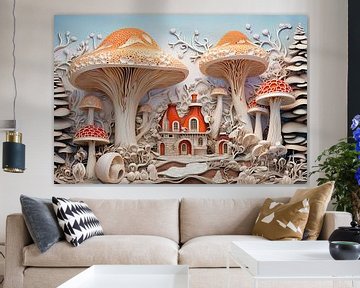 Mushroom universe by Erich Krätschmer