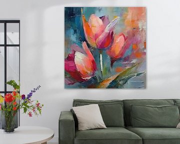 The Hibernation of Tulip Colours by Gisela- Art for You