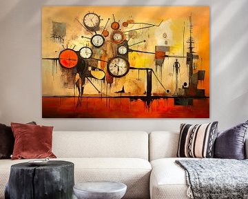 The floating clocks by Erich Krätschmer