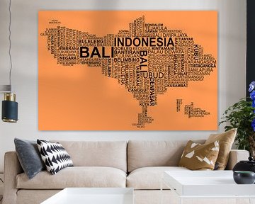 Kaart van Bali