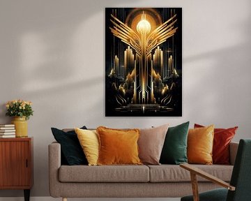 Art Deco Print Poster Wall Art Impression d'art sur Niklas Maximilian