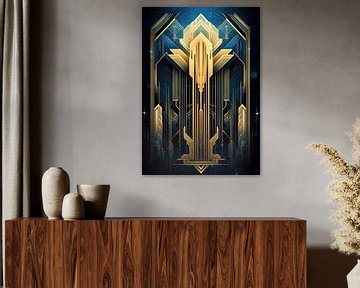 Art Deco Print Poster Wall Art Art Print by Niklas Maximilian