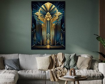 Art Deco Print Poster Wall Art Art Print by Niklas Maximilian