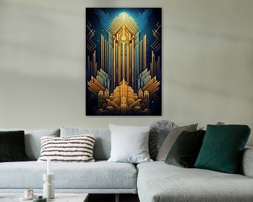 Art Deco Print Poster Wall Art Kunstdruck von Niklas Maximilian