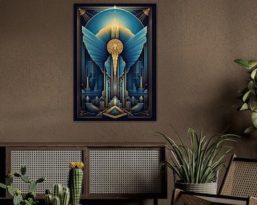 Art Deco Print Poster Muurkunst van Niklas Maximilian