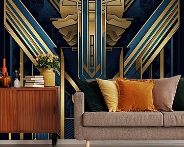 Art Deco Print Poster Wall Art Art Print by Niklas Maximilian