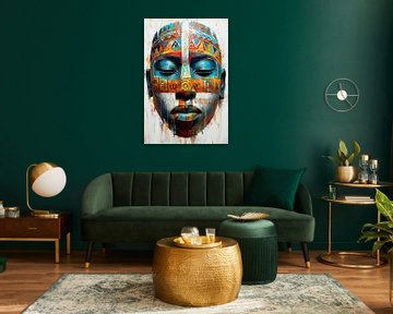 West Africa Tribal Mask by But First Framing