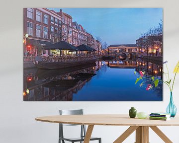 Leiden - view of the Koornbrug, Nieuwe Reijn by Ardi Mulder