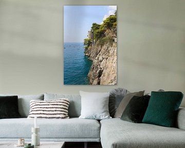 Rotswand van Positano