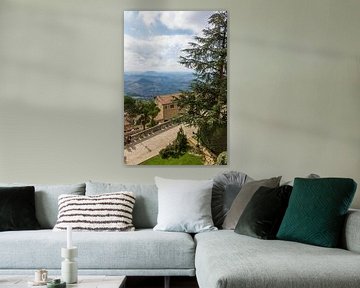 Paysage de montagne Saint-Marin et Italie sur Cheryl Zethof