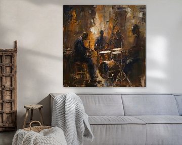 Abstrakte Jazzmusiker von TheXclusive Art