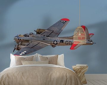 Vorbeiflug an der Boeing B-17 Flying Fortress "Yankee Lady".