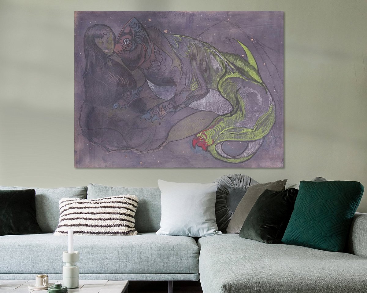 Example of the artwork in a room