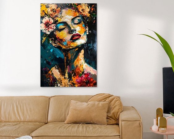 Example of the artwork in a room