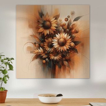 Stilisierte Sonnenblumen