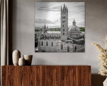 Kathedraal van Siena, Toscane, Italië. van Jaap Bosma Fotografie