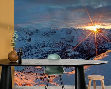 Traumhafter Sonnenuntergang in den Radstädter Tauern von Christa Kramer