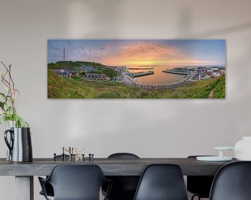 Panorama op Helgoland van Michael Valjak
