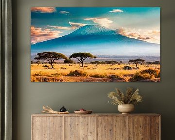 Kilimanjaro mountain in Africa by Mustafa Kurnaz