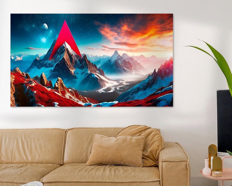 Example of the artwork in a room