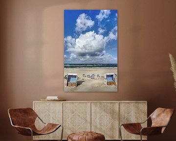 Chaises de plage de Sylt sur JGS-DigitalArt