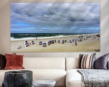 Chaises de plage à Sylt sur JGS-DigitalArt