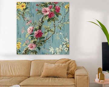 Bloom | Vintage Floral Art by Wonderful Art