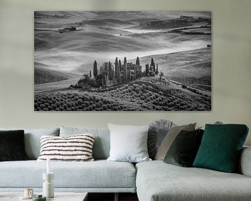 Podere Belvedere -4- Toscane - infrarouge noir et blanc
