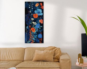 Peinture moderne de fleurs sur Blikvanger Schilderijen