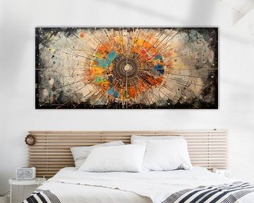 Kleurrijke Mandala | Abstract Mandala van Abstract Schilderij