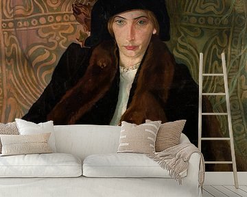 Stanisław Ignacy Witkiewicz - Porträt von Eugenia Dunin-Borkowska (1912)