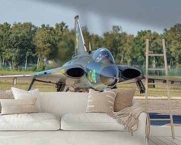 Saab J35 Dragons von Swedish Air Force Historic Flight.