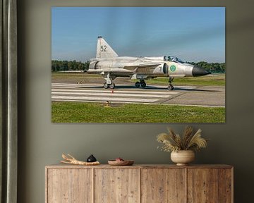 Swedish Air Force Historic Flight Saab 37 Viggen. van Jaap van den Berg