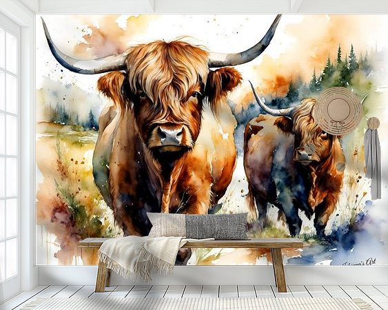 Example of the artwork in a room