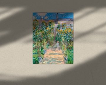 The Artist's Garden at Vétheuil - Claude Monet