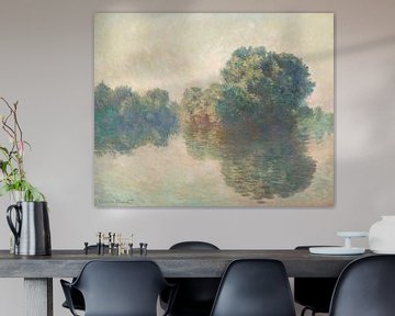 Die Seine bei Giverny , Claude Monet