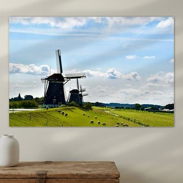 Niederländische Windkraftanlagen