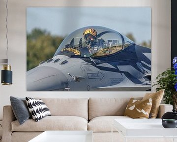 Pilot der X-Tiger F-16 der belgischen Luftwaffe. von Jaap van den Berg