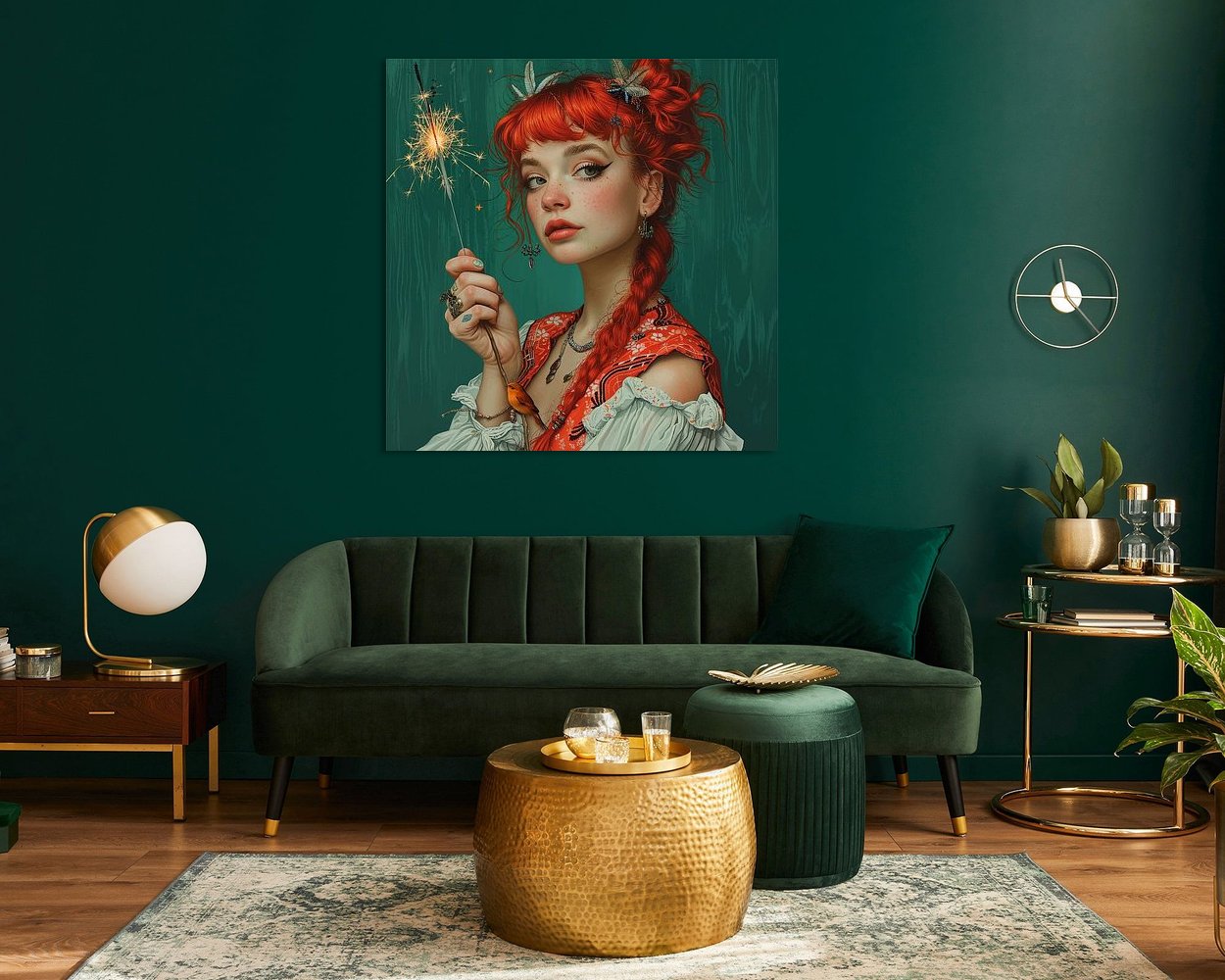 Example of the artwork in a room