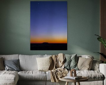 Sunrise at Uluru, or Ayers Rock, Australia by Rietje Bulthuis