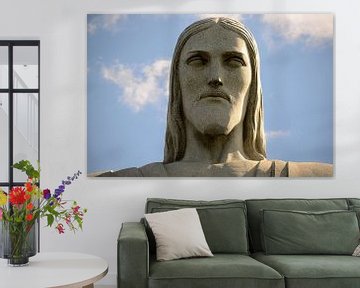 Jesus statue in Rio de Janeiro by Karel Frielink