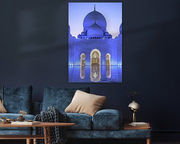 Grote moskee van Abu Dhabi van Sonja Waschke