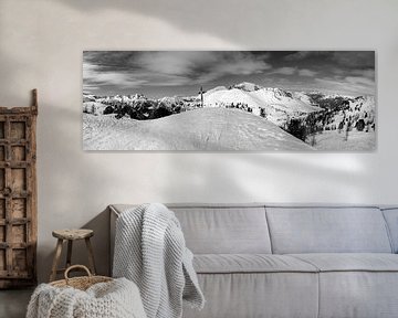 Winterpanorama vanaf de Scheibenkogel van Christa Kramer