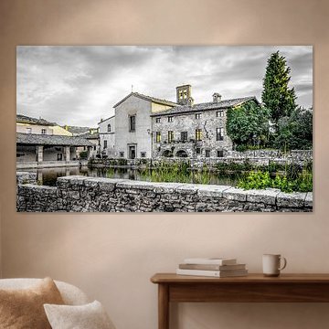 Bagno Vignoni, Val d'Orcia, Toscane, Italie. sur Jaap Bosma Fotografie