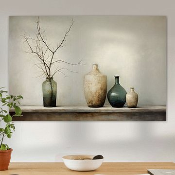 Stilleven in wabi-sabi stijl van Carla Van Iersel