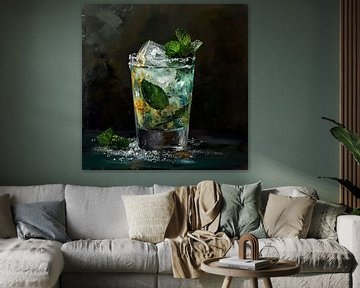 Mojito | Mojito Kunstwerk van ARTEO Schilderijen