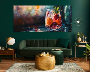Lively Cocktail | Modern Dining by ARTEO Paintings
