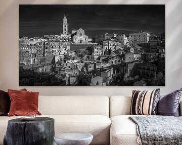 Matera - infrarouge noir et blanc sur Teun Ruijters