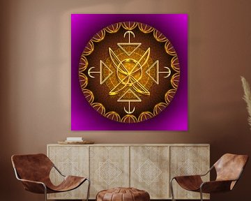 Crystal mandala - Magnetic love energy by SHANA-Lichtpionier